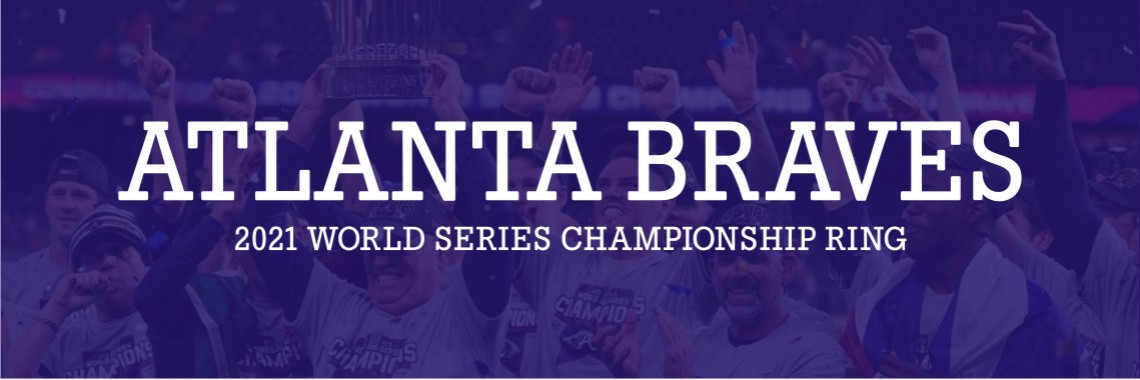 2021 Atlanta Braves World Series Champions Ring
